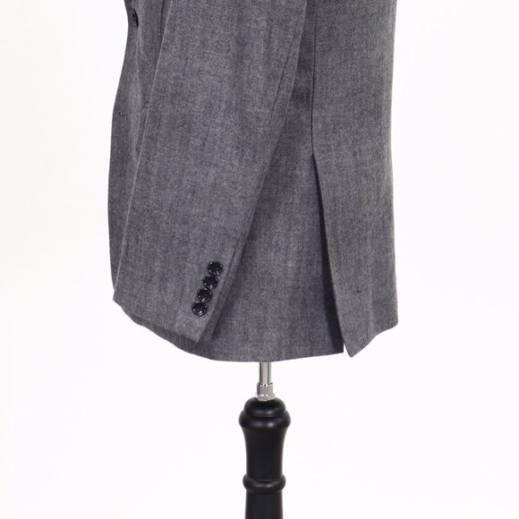 J. Crew 40L Gray HB 2-Button Sport Coat Blazer Jacket T010 - Picture 8 of 11